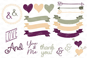 Deep Plum Vintage Vector Flowers, an Illustration by Amanda Ilkov (Thumbnail 4 of 4)