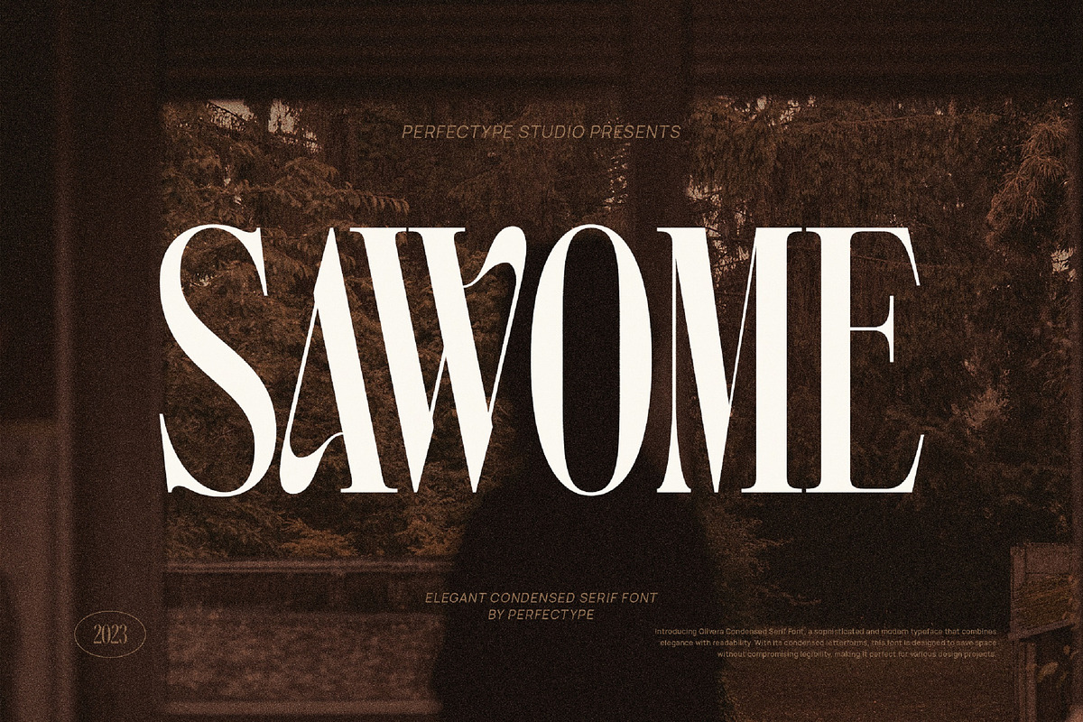 Sawome Elegant Serif Font Typeface, a Serif Font by Perfectype (Photo 1 of 7)