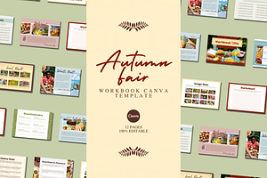 WORKBOOK CANVA TEMPLATE, a Print Template by The Little Lily Studio