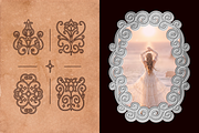 Ornate Floral Frames & Flourishes, an Object Graphic by venimo (Thumbnail 9 of 14)