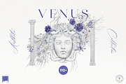 VENUS - Watercolor Antique Set, an Illustration by Kaleriia (Thumbnail 1 of 9)