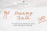 Dreamy Chalk Handwritten Script Font, a Handwritten Font by Kartika Prints (Thumbnail 1 of 22)