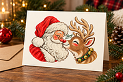 Funny Retro Christmas Png, an Object Graphic by Daisy Design (Thumbnail 2 of 3)