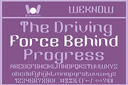 Engine of Progress font, a Font by weknow (Thumbnail 2 of 8)