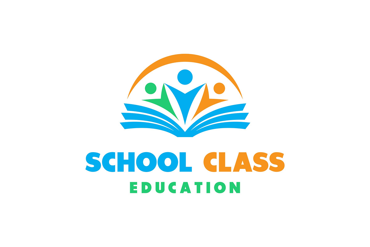 Happy People Book School Logo, a Branding & Logo Template by ika trisiana (Photo 1 of 2)