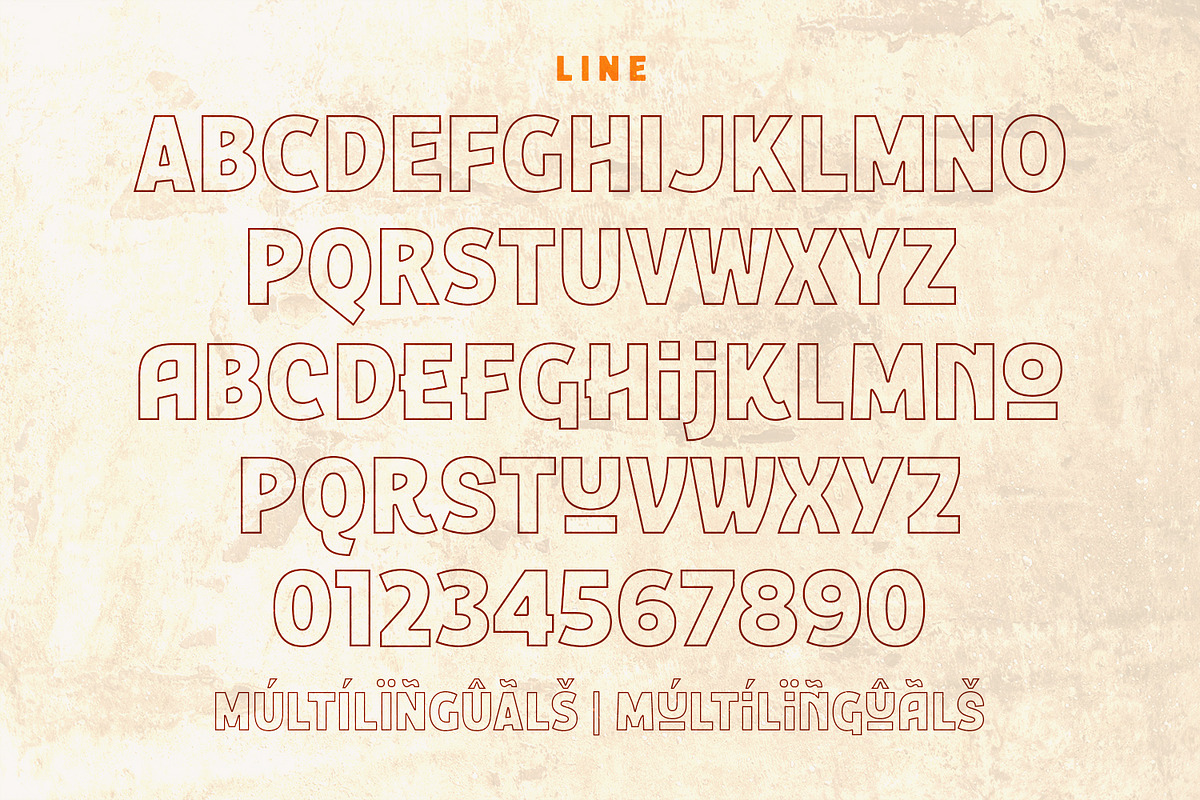 The Landstone – Ultimate Retro Font, a Sans Serif Font by Almarkhatype (Photo 10 of 13)