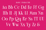 Glamore Roses, a Serif Font by saskaratype (Thumbnail 3 of 8)