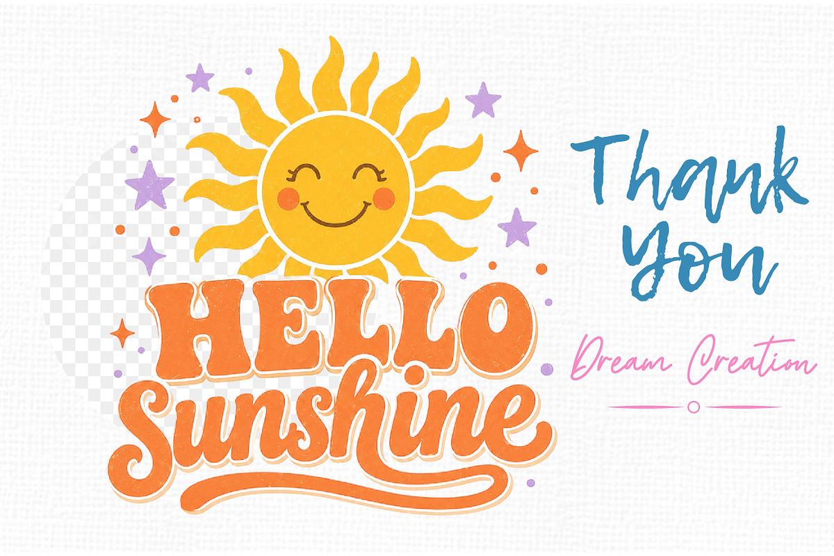 Hello Sunshine Summer PNG, an Illustration by Dream Creation (Photo 7 of 7)