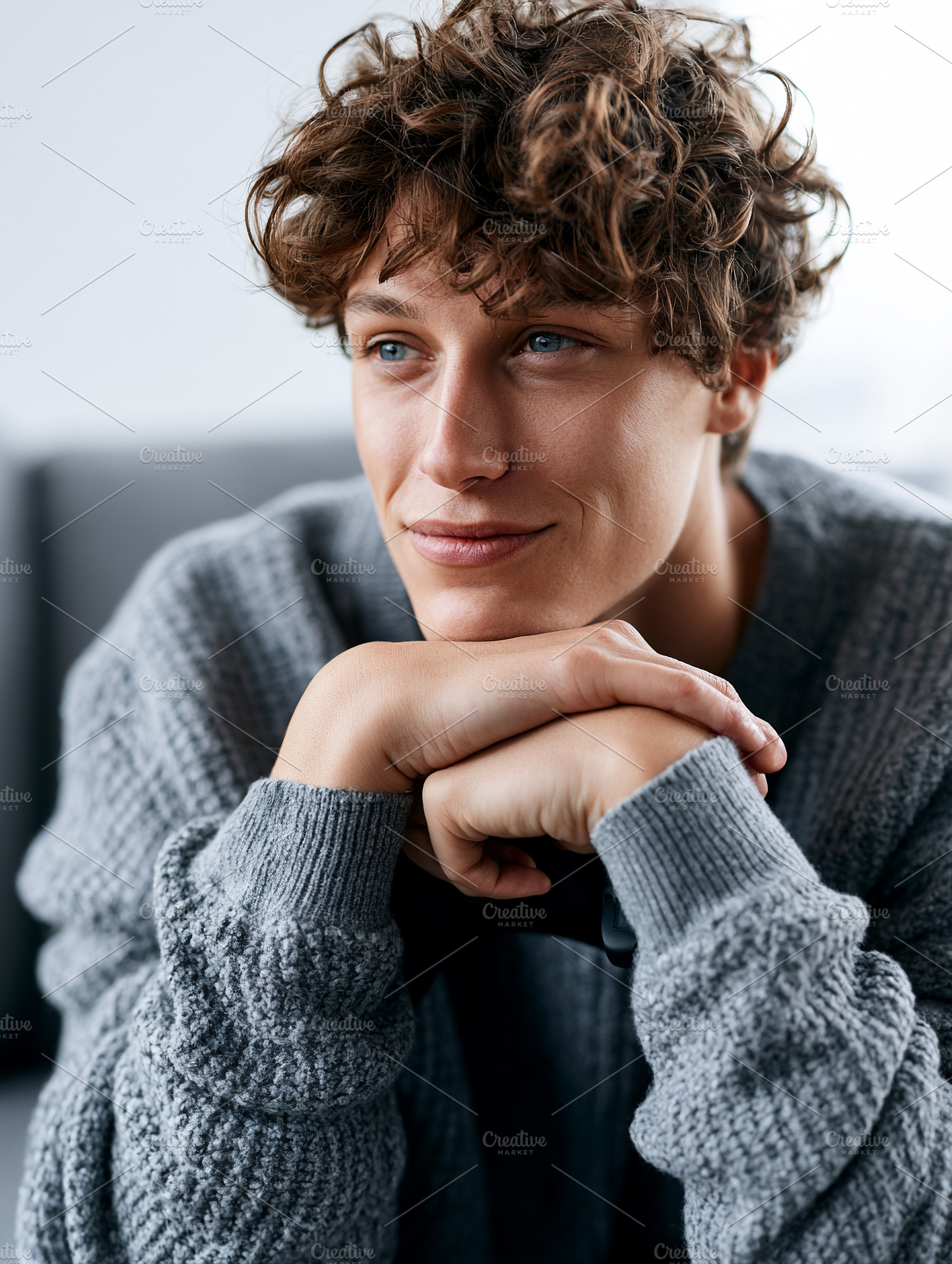 Thoughtful young man, a Person Photo by MistyDay