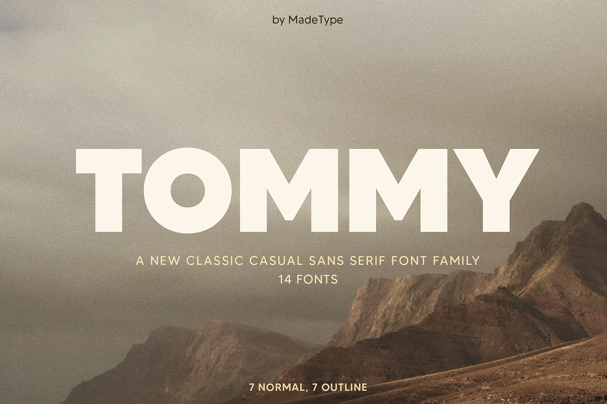 MADE TOMMY, a Sans Serif Font by MadeType (Photo 1 of 19)