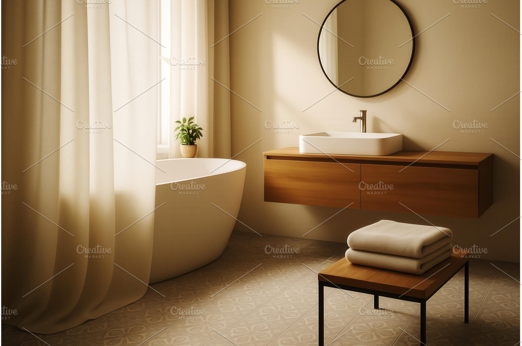 Minimalist bathroom interior, an Architecture Photo by Sergey Kotenev