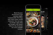 Black Rooster restaurant App ui kit, an UI Kit Template by Sladedesign (Thumbnail 3 of 3)