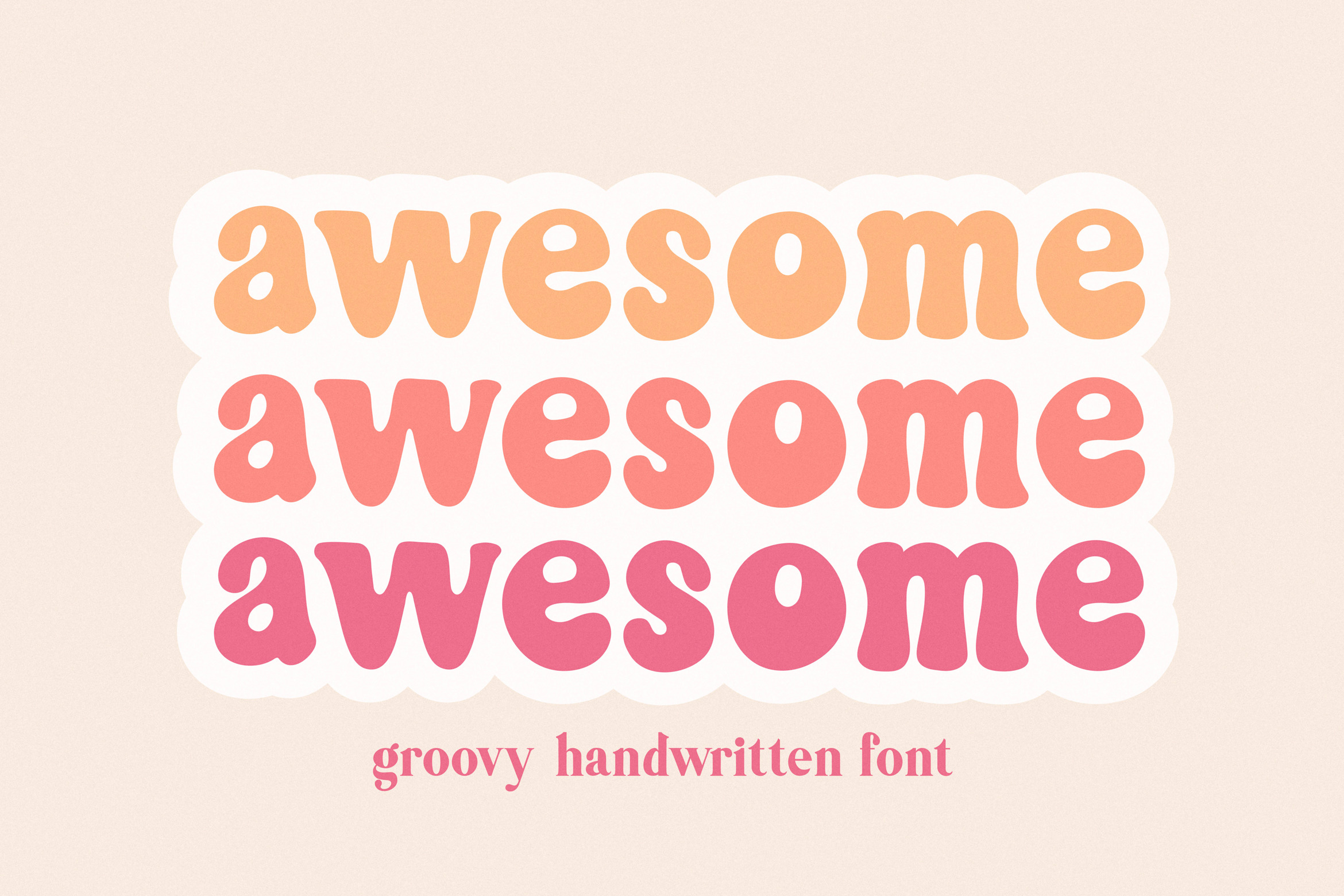 Groovy Font For Crafters