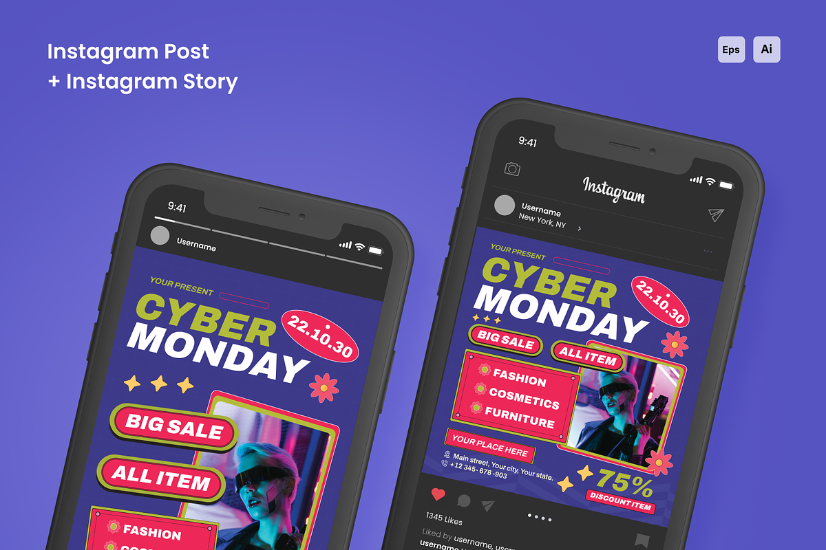 Cyber Monday Flyer Set, a Flyer Template by SquidPixey (Photo 6 of 6)