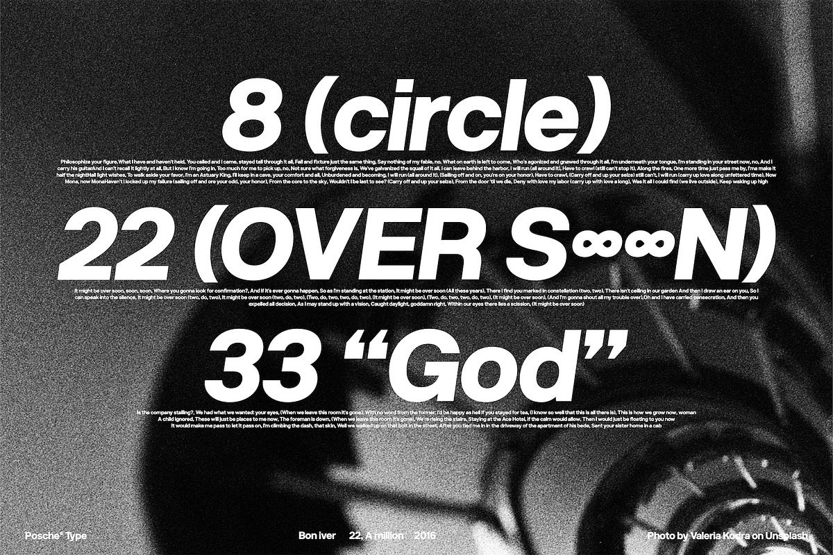 PS CLUB | Display Typeface, a Sans Serif Font by Posche Type (Photo 6 of 11)