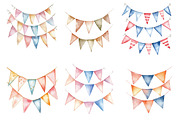 Banner Bunting Birthday Party PNG, an Illustration by SinaCreation (Thumbnail 2 of 5)