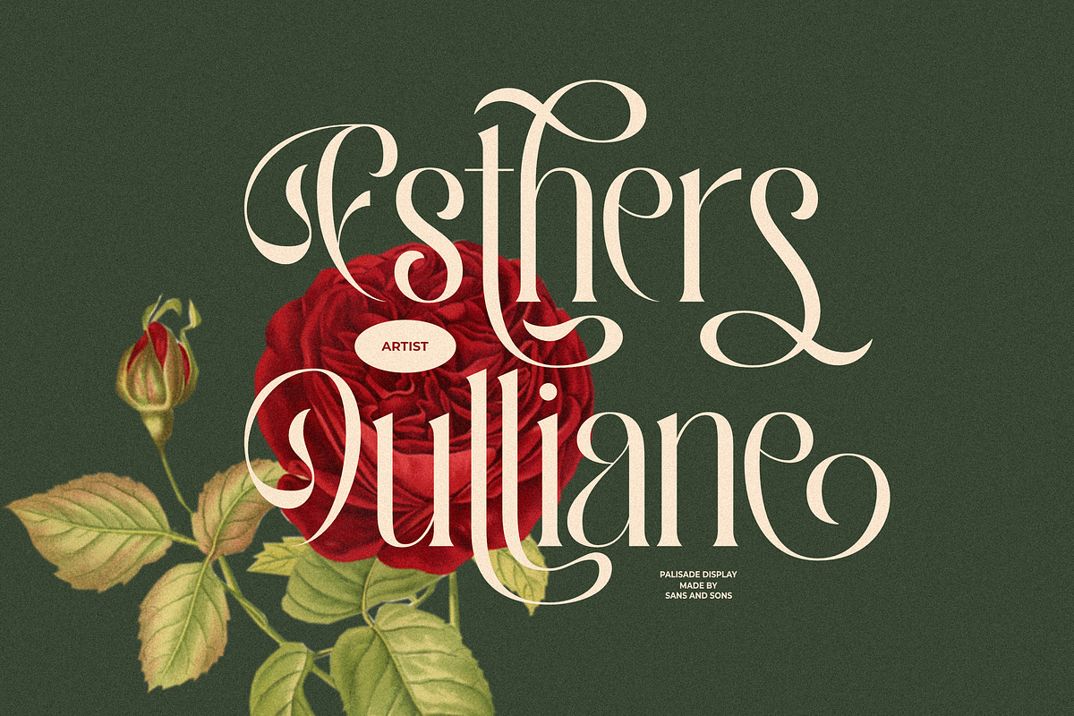 Palisade Display Font, a Serif Font by Sans & Sons (Photo 6 of 10)