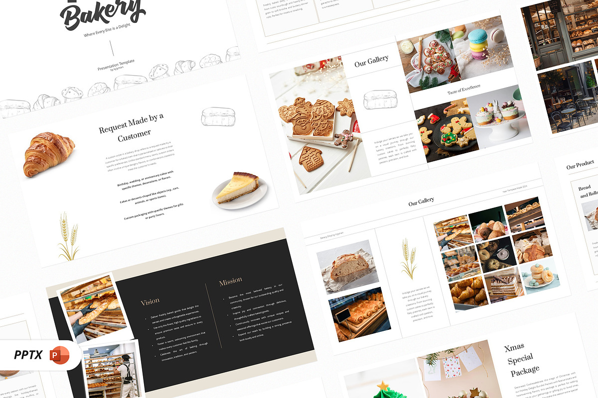 Bakery Powerpoint Presentation, a Presentation Template by kylyman (Photo 1 of 6)