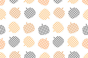 Pumpkin Pattern. Pumpkin Plaid Print