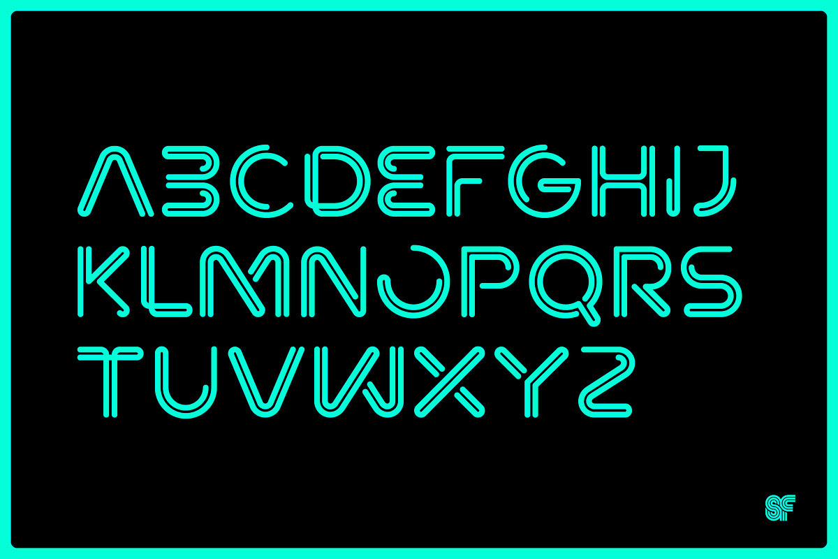 NEON | Display | 2 Styles | 1 Font, a Sans Serif Font by Superfried Font Shop (Photo 4 of 8)