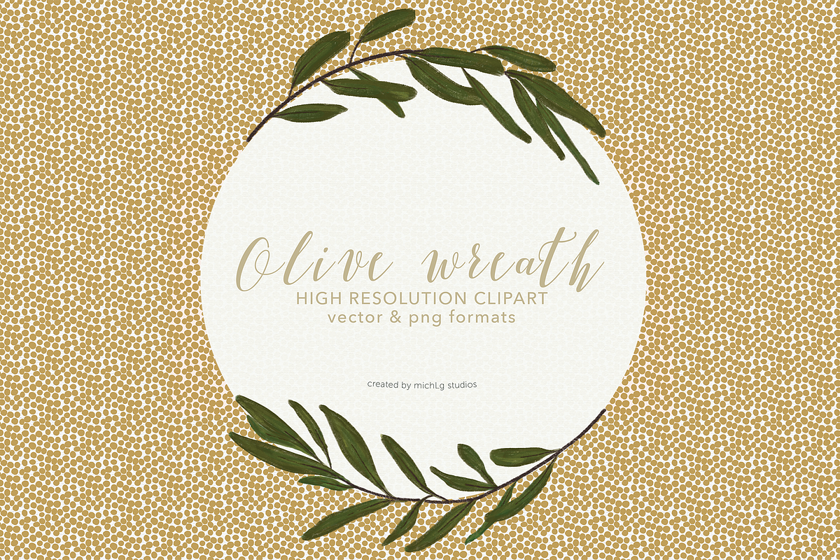 Wreath 2 PNG clip art, an Illustration by michLg designs (Photo 2 of 2)