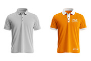 Polo Shirt Mockup, a Shirt Mockup by GraphicsPixel (Thumbnail 3 of 4)