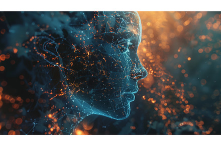 An AI concept. Deep learning. Visual, a Technology Photo by ZinetroN