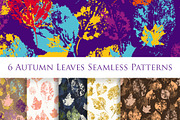 Autumn Leaves Seamless Patterns, a Pattern Graphic by Sunny Design (Thumbnail 1 of 4)