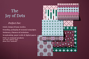 Joy Of Dots: Pattern & Frames, a Pattern Graphic by Essentially Nomadic (Thumbnail 4 of 12)