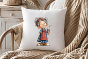 Whimsical 4th of July Old Lady Clipa, an Illustration by OK Design (Thumbnail 5 of 6)