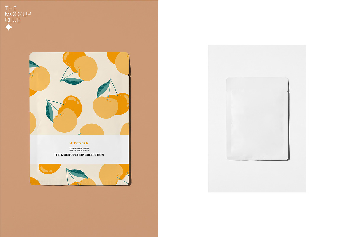 BEAUTY MASK POUCH BAG MOCKUP SET, a Packaging Mockup by MCKP*ME (Photo 8 of 11)