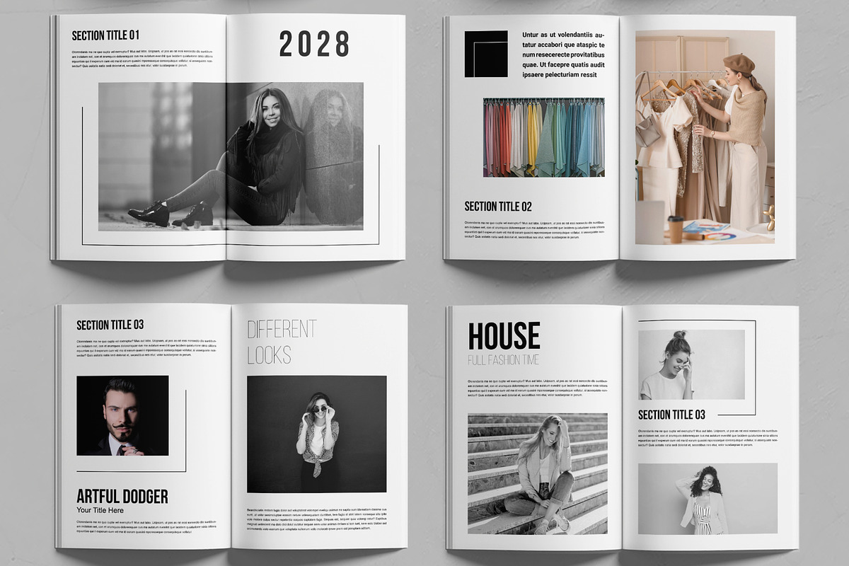 Fashion Magazine Design, a Magazine Template by MightyDesign (Photo 3 of 6)