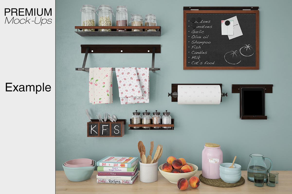 Kitchen Accessories Mockups, a Product Mockup by mock-ups (Photo 17 of 20)
