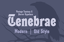 Tenebrae Gothic Horror Fantasy Font