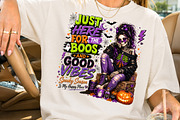 Just Here For The Boos & Good Vibes, a Person Illustration by Rose Art (Thumbnail 2 of 4)