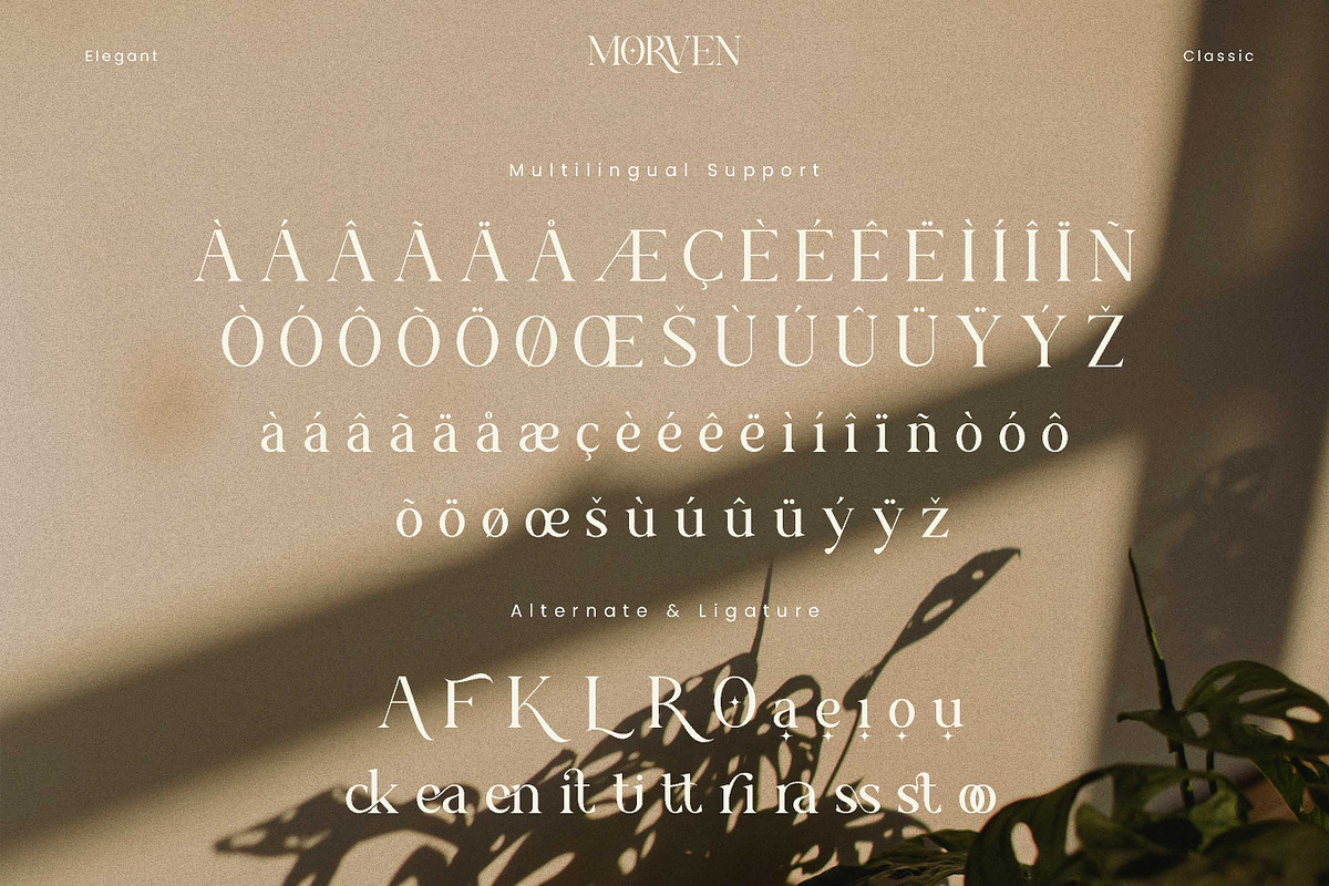 Morven - A Modern Serif Font, a Serif Font by Flawless And Co (Photo 8 of 11)