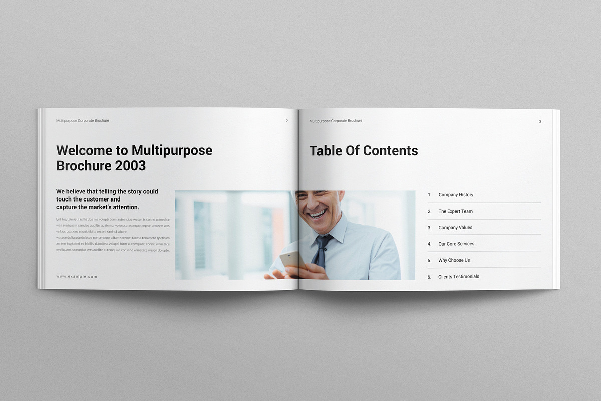 Multipurpose Corporate Landscape, a Brochure Template by E-Type (Photo 2 of 7)