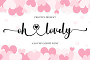 Oh lovely, a Script Font by Rotterlab Studio (Thumbnail 1 of 7)