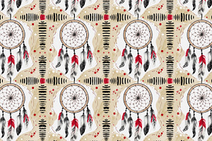 Watercolor Dream Catcher Clipart