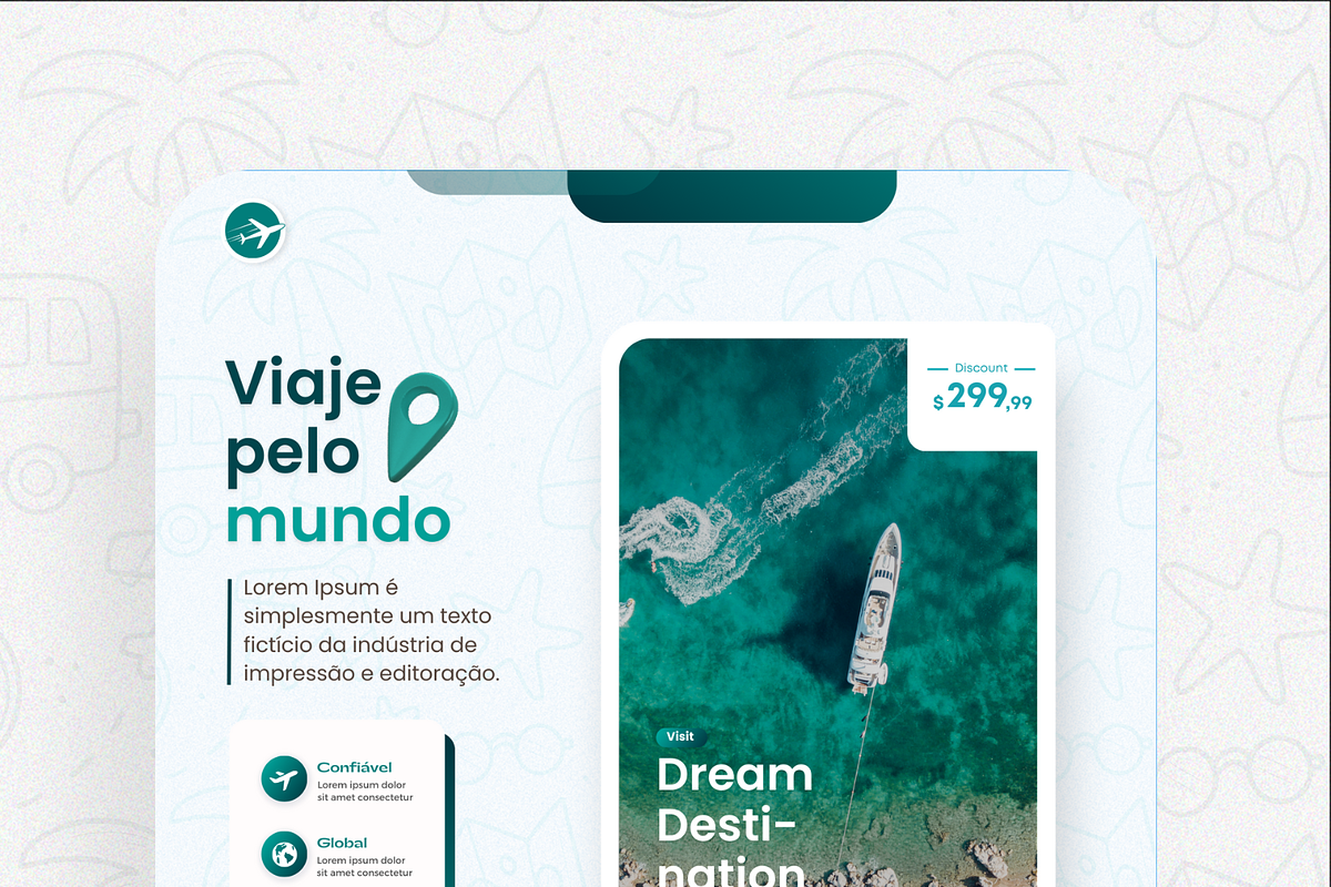 Travels Canva Design Templates, a Social Media Template by Exceptionalways (Photo 30 of 40)