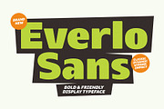 Everlo Sans – Bold & Friendly Displa, a Sans Serif Font by Four Lines Std. (Thumbnail 1 of 10)