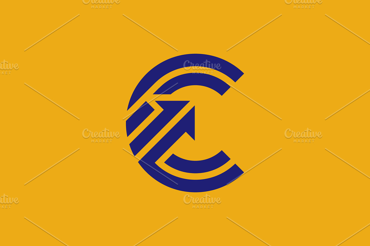Modern Clean Letter C arrow logo, a Branding & Logo Template by Rasagama Studio (Photo 1 of 4)