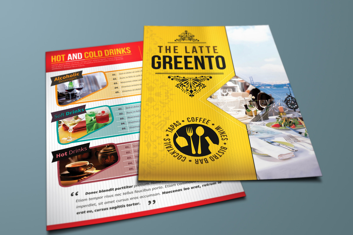 Restaurant and Cafe Menu Pack 02, a Brochure Template by fatihakdemir (Photo 4 of 5)