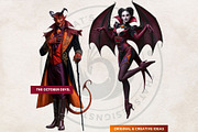 Hallowmere Halloween RPG characters, a Seasonal Illustration by ThatsDesignArt (Thumbnail 9 of 17)