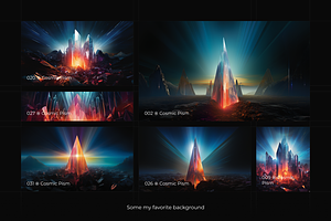 Cosmic Prism Background Set