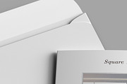 Square Bi-Fold Brochure Mockup, an Advertising Mockup by Illusiongraphic (Thumbnail 18 of 22)
