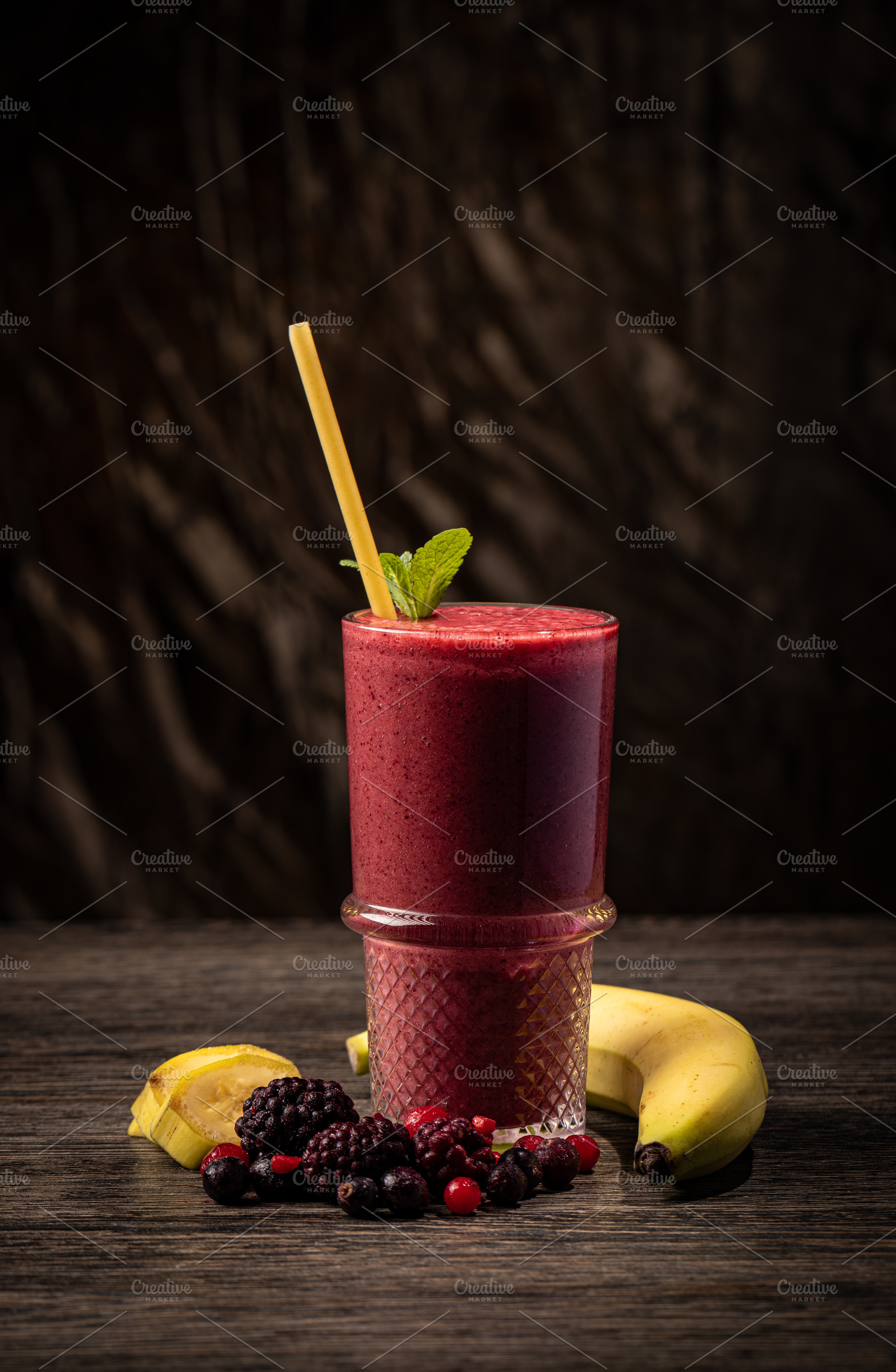 Healthy red smoothie, a Background Photo by Grafvision photography