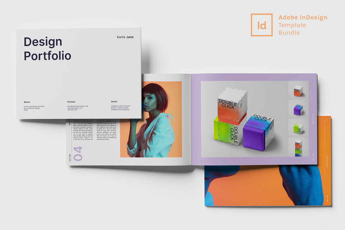 Graphic Design Portfolio, a Presentation Template by InDesignSkills (Photo 5 of 17)