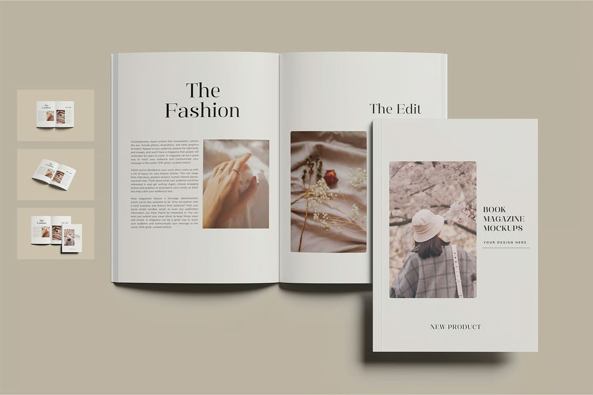 Magazine Mockup, an Advertising Mockup by zpackcreative (Photo 1 of 4)