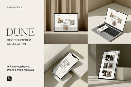 25 Color Customizable Device Mockups, an iPhone Mockup by Moyo Studio